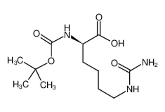 Picture of (2R)-6-(carbamoylamino)-2-[(2-methylpropan-2-yl)oxycarbonylamino]hexanoic acid