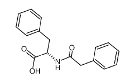 Picture of (2S)-3-phenyl-2-[(2-phenylacetyl)amino]propanoic acid