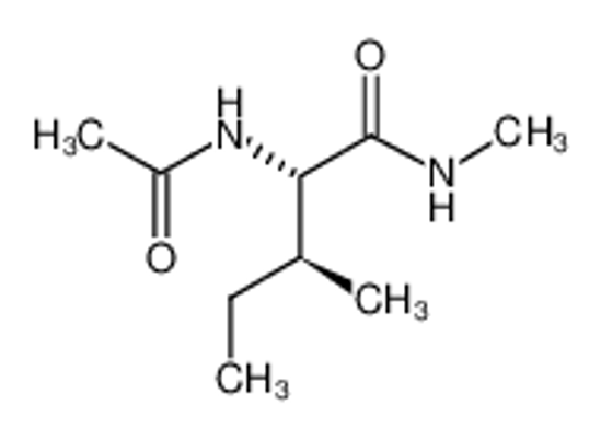 Picture of (2S,3S)-2-acetamido-N,3-dimethylpentanamide