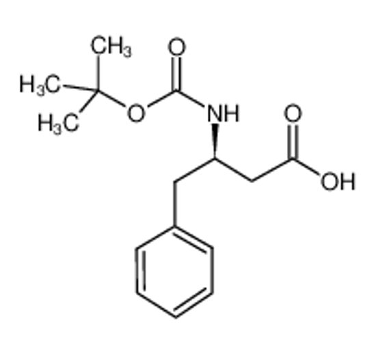 Изображение (3R)-3-[(2-methylpropan-2-yl)oxycarbonylamino]-4-phenylbutanoic acid