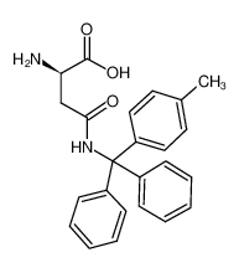 Imagem de (2R)-2-amino-4-[[(4-methylphenyl)-diphenylmethyl]amino]-4-oxobutanoic acid