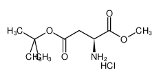 Picture of 4-O-tert-butyl 1-O-methyl (2S)-2-aminobutanedioate,hydrochloride