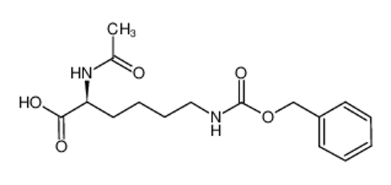 Picture of 2-acetamido-6-(phenylmethoxycarbonylamino)hexanoic acid