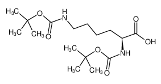 Picture of (2S)-2,6-bis[(2-methylpropan-2-yl)oxycarbonylamino]hexanoic acid