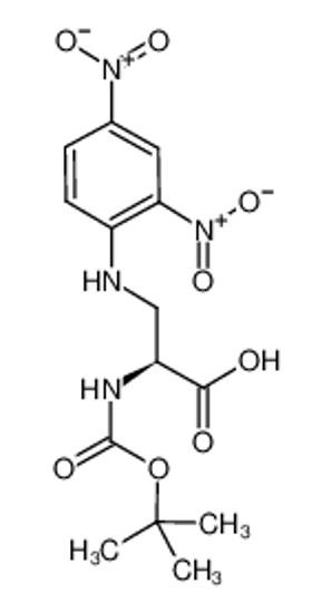 Picture of (2S)-3-(2,4-dinitroanilino)-2-[(2-methylpropan-2-yl)oxycarbonylamino]propanoic acid