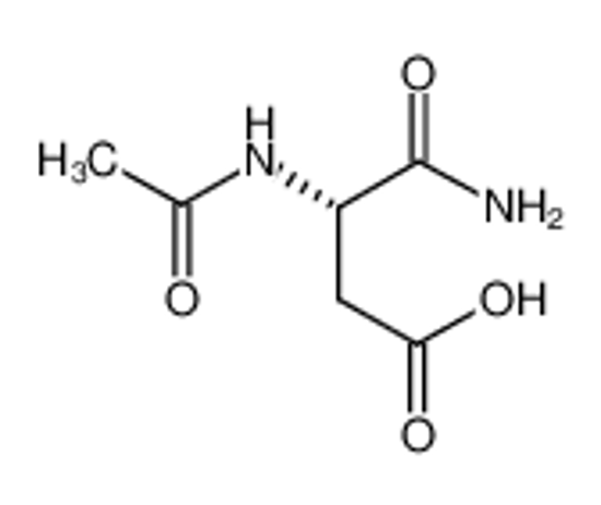 Picture of (3S)-3-acetamido-4-amino-4-oxobutanoic acid