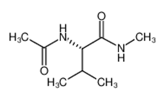 Picture of (2S)-2-acetamido-N,3-dimethylbutanamide