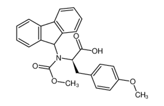 Picture of (2R)-2-(9H-fluoren-9-ylmethoxycarbonylamino)-3-(4-methoxyphenyl)propanoic acid