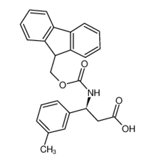 Picture of (3S)-3-(9H-fluoren-9-ylmethoxycarbonylamino)-3-(3-methylphenyl)propanoic acid