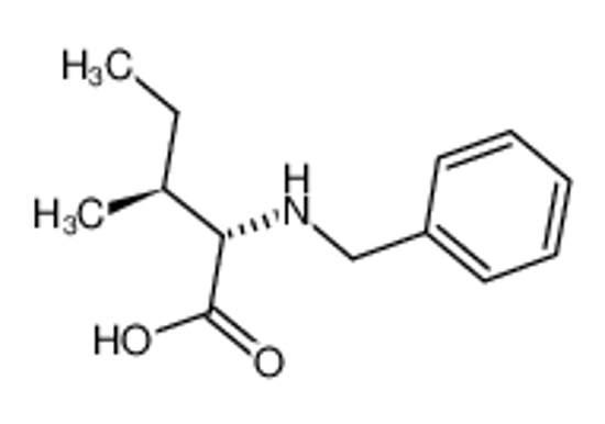 Picture of (2S,3S)-2-(benzylamino)-3-methylpentanoic acid