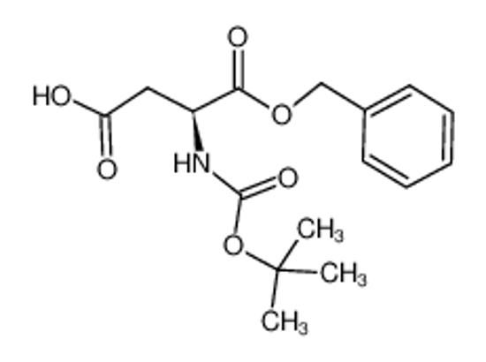 Picture of (3S)-3-[(2-methylpropan-2-yl)oxycarbonylamino]-4-oxo-4-phenylmethoxybutanoic acid
