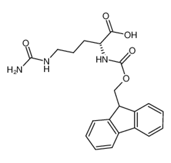 Picture of (2R)-5-(carbamoylamino)-2-(9H-fluoren-9-ylmethoxycarbonylamino)pentanoic acid