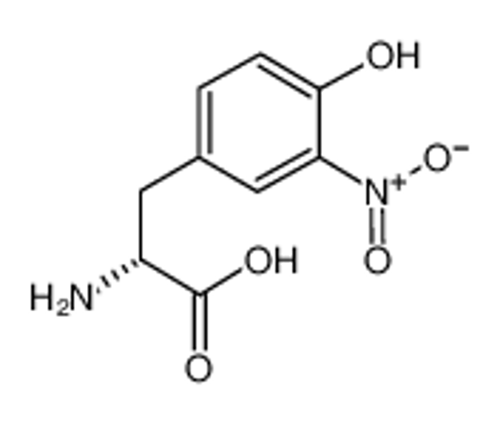 Picture of (2R)-2-amino-3-(4-hydroxy-3-nitrophenyl)propanoic acid