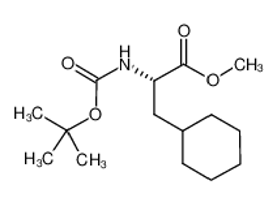 Picture of methyl (2S)-3-cyclohexyl-2-[(2-methylpropan-2-yl)oxycarbonylamino]propanoate