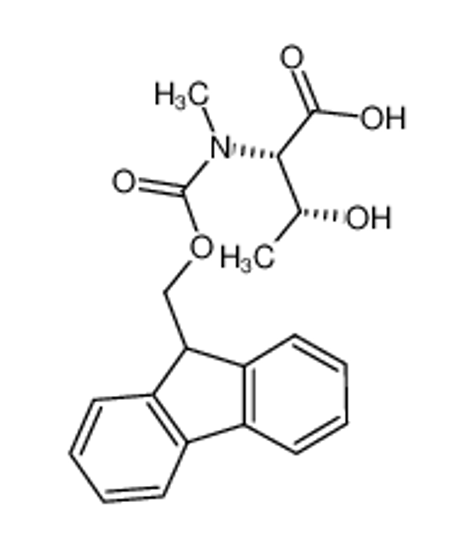 Picture of (2S,3R)-2-[9H-fluoren-9-ylmethoxycarbonyl(methyl)amino]-3-hydroxybutanoic acid