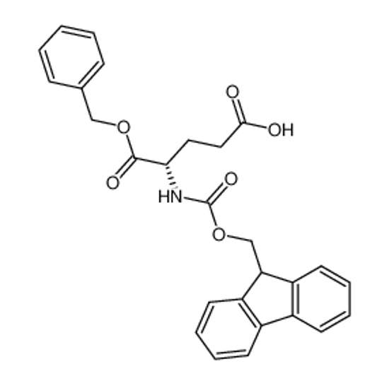 Picture of (4S)-4-(9H-fluoren-9-ylmethoxycarbonylamino)-5-oxo-5-phenylmethoxypentanoic acid