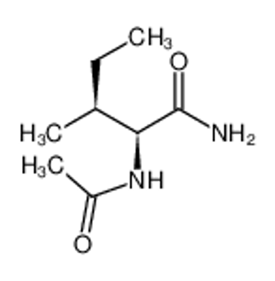 Picture of (2S,3S)-2-acetamido-3-methylpentanamide