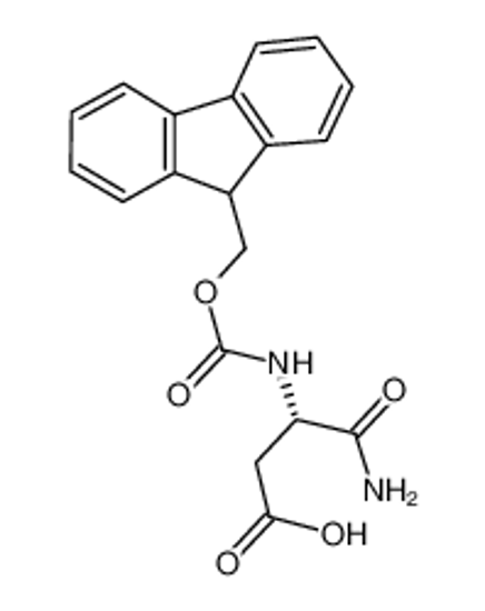 Picture of (3S)-4-amino-3-(9H-fluoren-9-ylmethoxycarbonylamino)-4-oxobutanoic acid