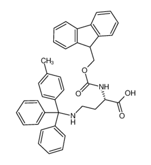 Изображение 2-(9H-fluoren-9-ylmethoxycarbonylamino)-4-[[(4-methylphenyl)-diphenylmethyl]amino]butanoic acid