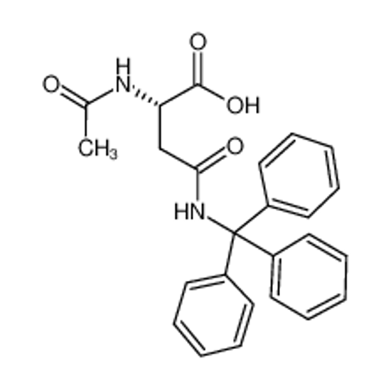 Picture of (2S)-2-acetamido-4-oxo-4-(tritylamino)butanoic acid