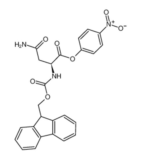 Picture of (4-nitrophenyl) (2S)-4-amino-2-(9H-fluoren-9-ylmethoxycarbonylamino)-4-oxobutanoate