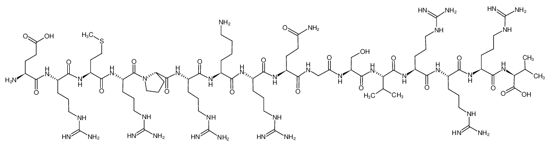 Picture of H-GLU-ARG-MET-ARG-PRO-ARG-LYS-ARG-GLN-GLY-SER-VAL-ARG-ARG-ARG-VAL-OH