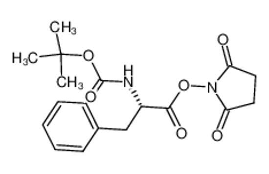Picture of (2,5-dioxopyrrolidin-1-yl) (2S)-2-[(2-methylpropan-2-yl)oxycarbonylamino]-3-phenylpropanoate