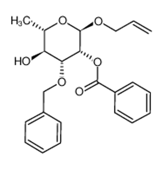 Picture of Allyl 2-O-benzoyl-3-O-benzyl-a-L-rhamnopyranoside