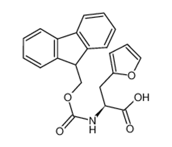 Imagem de (2S)-2-(9H-fluoren-9-ylmethoxycarbonylamino)-3-(furan-2-yl)propanoic acid
