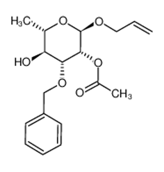 Picture of Allyl 2-O-acetyl-3-O-benzyl-a-L-rhamnopyranoside