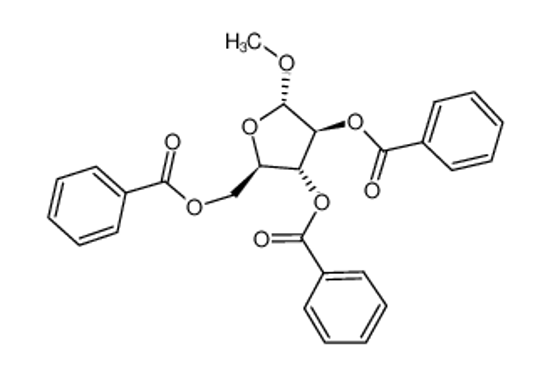 Imagem de METHYL-2,3,5-TRI-O-BENZOYL-A-D-*ARABINOFURANOSIDE