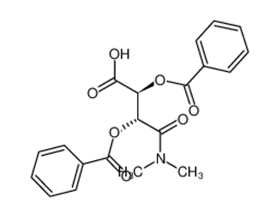 Picture of (-)-O,O'-DIBENZOYL-L-TARTARIC ACID MONO(DIMETHYLAMIDE)