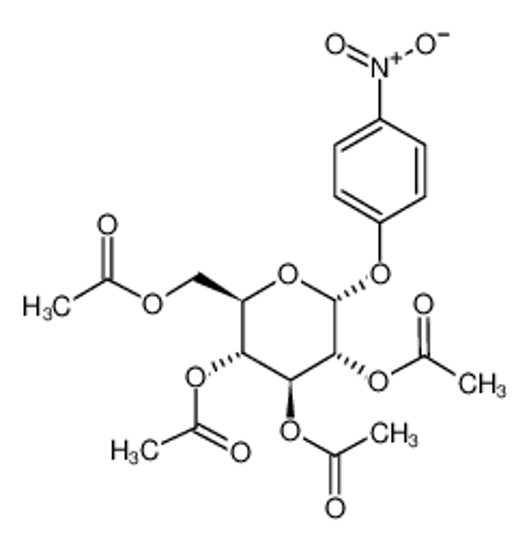 Picture of p-Nitrophenyl-2,3,4,6-tetra-O-acetyl-α-D-glucopyranoside