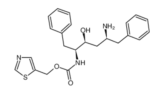 Imagem de Thiazol-5-ylmethyl ((2S,3S,5S)-5-amino-3-hydroxy-1,6-diphenylhexan-2-yl)carbamate