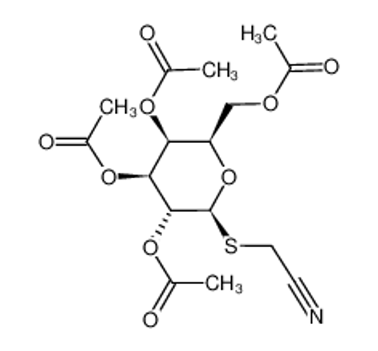 Изображение Cyanomethyl 2,3,4,6-Tetra-O-acetyl-1-thio-?-D-galactopyranoside