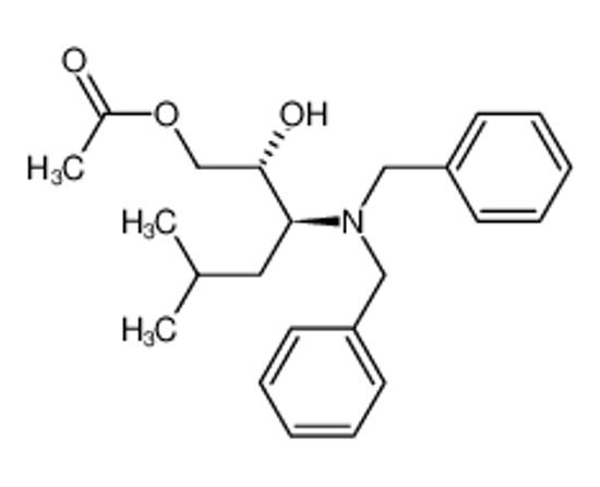 Picture of ACETIC ACID (2R,3S)-3-DIBENZYLAMINO-2-HYDROXY-5-METHYLHEXYL ESTER
