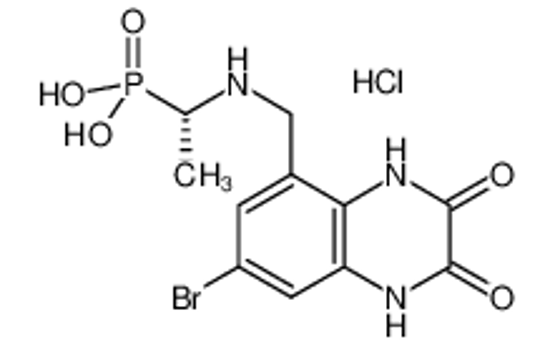 Picture of CGP 78608 hydrochloride,[(1S)-1-[[(7-Bromo-1,2,3,4-tetrahydro-2,3-dioxo-5-quinoxalinyl)methyl]amino]ethyl]phosphonicacidhydrochloride