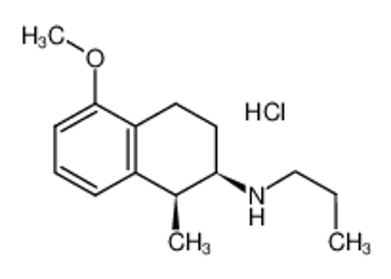 Picture of (1S,2R)-5-methoxy-1-methyl-2-(propylamino)tetralin