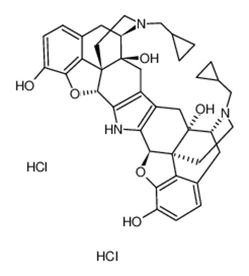 Picture of nor-Binaltorphimine dihydrochloride,17,17'-(Dicyclopropylmethyl)-6,6',7,7'-6,6'-imino-7,7'-binorphinan-3,4',14,14'-tetroldihydrochloride