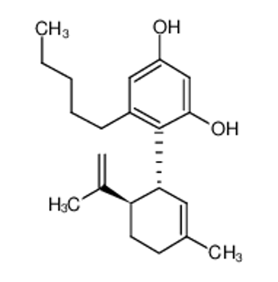 Picture of Abn-CBD,4-[(1R,6R)-3-Methyl-6-(1-methylethenyl)-2-cyclohexen-1-yl]-5-pentyl-1,3-benzenediol