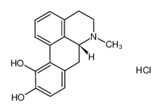 Picture of (R)-(-)-Apomorphine hydrochloride,(R)-5,6,6a,7-Tetrahydro-6-methyl-4H-dibenzo[de,g]quinoline-10,11-diolhydrochloride