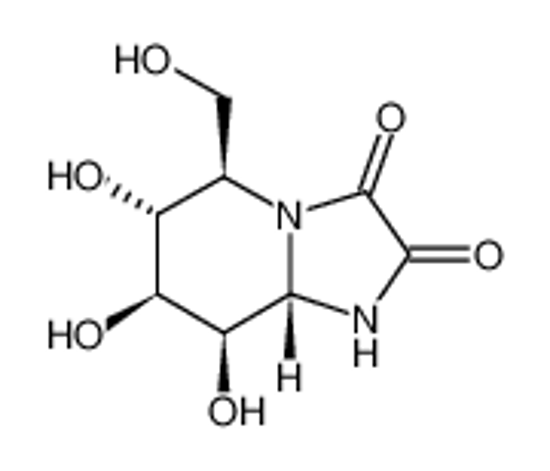Picture of Kifunensine,(5R,6R,7S,8R,8aS)-Hexahydro-6,7,8-trihydroxy-5-(hydroxymethyl)-imidazo[1,2-a]pyridine-2,3-dione