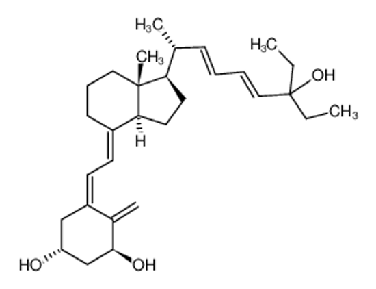 Picture of EB 1089,(1R,3S,5Z)-5-[(2E)-2-[(1R,3aS,7aR)-1-[(1R,2E,4E)-6-Ethyl-6-hydroxy-1-methyl-2,4-octadien-1-yl]-octahydro-7α-methyl-4H-inden-4-ylidene]ethylidene]-4-methylene-1,3-cyclohexanediol