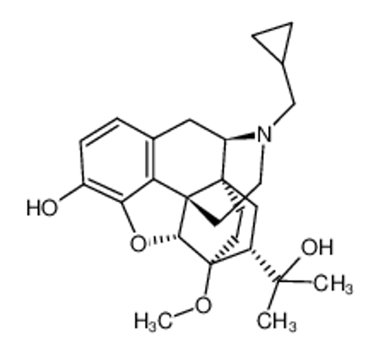 Изображение Diprenorphine,17-(Cyclopropylmethyl)-4,5-epoxy-18,19-dihydro-3-hydroxy-6-methoxy-α,α-dimethyl-6,14-ethenomorphinan-7-methanol