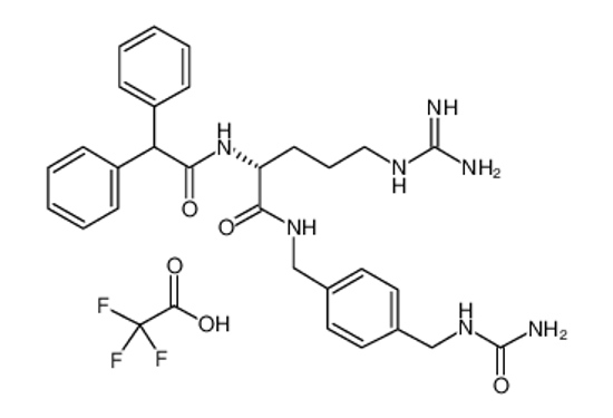 Picture of BIBO 3304 trifluoroacetate,N-[(1R)-1-[[[[4-[[(Aminocarbonyl)amino]methyl]phenyl]methyl]amino]carbonyl]-4-[(aminoiminomethyl)amino]butyl]-α-phenyl-benzeneacetamideditrifluoroacetate
