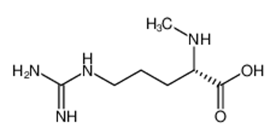Picture of (2S)-5-(diaminomethylideneamino)-2-(methylamino)pentanoic acid