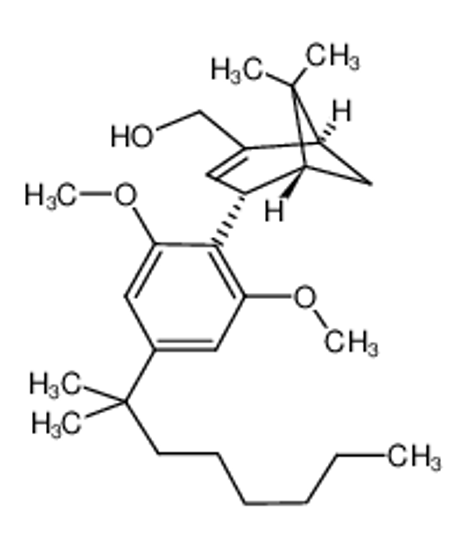 Picture of HU 308,4-[4-(1,1-Dimethylheptyl)-2,6-dimethoxyphenyl]-6,6-dimethylbicyclo[3.1.1]hept-2-ene-2-methanol