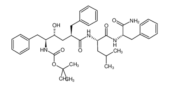 Picture of L-685,458,(5S)-(tert-Butoxycarbonylamino)-6-phenyl-(4R)-hydroxy-(2R)-benzylhexanoyl)-L-leucy-L-phenylalaninamide