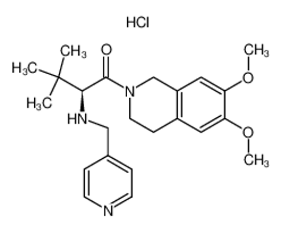 Picture of TCS OX2 29,(2S)-1-(3,4-Dihydro-6,7-dimethoxy-2(1H)-isoquinolinyl)-3,3-dimethyl-2-[(4-pyridinylmethyl)amino]-1-butanonehydrochloride