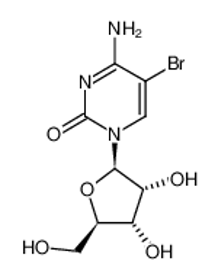 Picture of 4-amino-5-bromo-1-[(2R,3R,4S,5R)-3,4-dihydroxy-5-(hydroxymethyl)oxolan-2-yl]pyrimidin-2-one